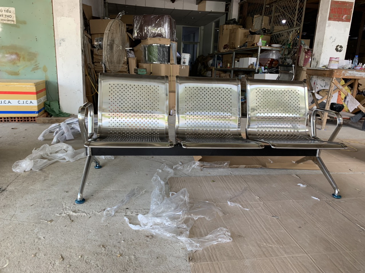 Ghế băng chờ INOX nhập khẩu PPS03-I